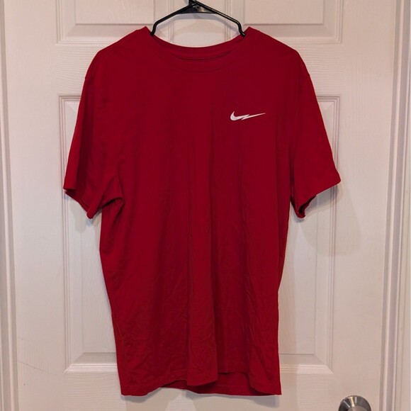 Nike Men's Size XL Sportswear Club University Red Colosseum Cotton Crewneck OOP - Picture 1 of 8